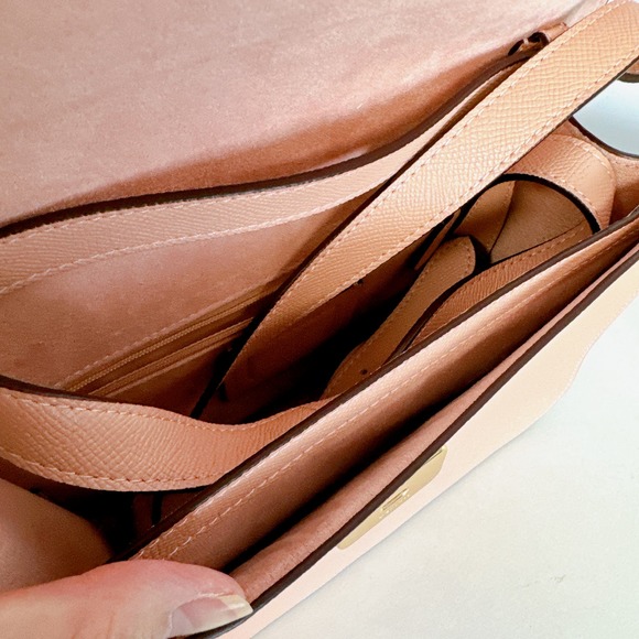 Coach C5632 Brynn Flap Crossbody IN Shell Pink - Picture 6 of 7